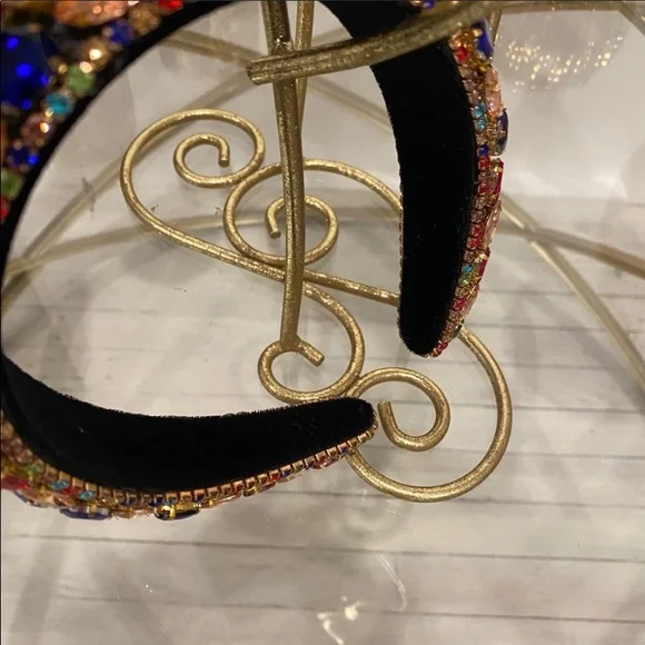 COPY - Thick rhinestone jewel headband. New
